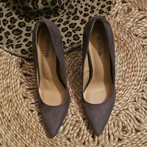 Women's Charcoal Grey Pumps
